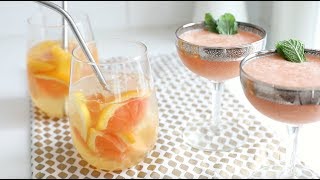 Lemon Tart with Girl Scout Cookies Citrus Sangria and Vans Froze Mimosa Recipe [upl. by Ezechiel]