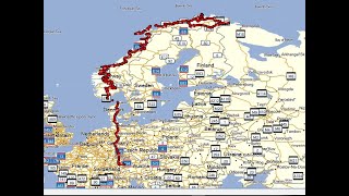 Motorradtour Norwegen Nordkapp 2019  22 Tage  11169 km [upl. by Esten]