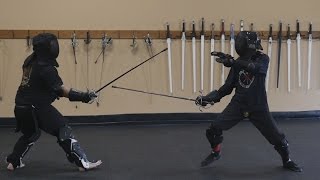 HEMA instructors in rapier sparring Lee Smith vs Richard Marsden [upl. by Bolger356]