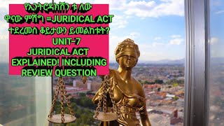 introduction to lawJuridical actLearning activities and review question explained [upl. by Sirtaeb]