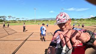 Wednesday Senior Softball games at the Patsy Mink Central Oahu Regional Park [upl. by Leacim]