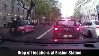 Euston Station  Drop off Locations [upl. by Surtemed658]