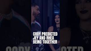 Cody Rhodes predicted Jey Uso and Rhea Ripleys relationship wwe [upl. by Ciro]