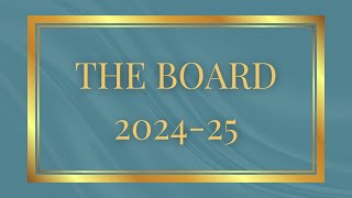 INTRODUCING THE BOARD OF 202425  RCSIESSW [upl. by Michaeu]