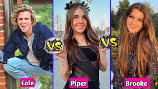 Piper Rockelle vs Cole Labrant vs Brooke Monk Lifestyle Comparison 2024 [upl. by Edwards]