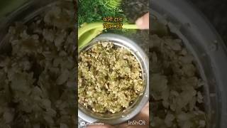 Maharastrian Thecha Recipe Green Chilli Thecha Recipe shorts foodblogger recipe food chutney [upl. by Enautna]