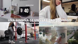 UNA SEMANA DE UNIVERSIDAD CONMIGO  como llegar a todo  motivacióntips productividad aesthetic [upl. by Yrrej93]