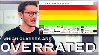 The Luxury Glasses TIER LIST 50 of the Worlds BEST Frame Brands [upl. by Harobed]