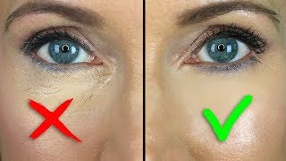 How to STOP Under Eye Concealer Creasing Mature Skin [upl. by Attelrak968]