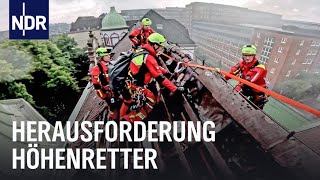 Spezialeinsatzgruppe Höhenrettung der Hamburger Feuerwehr  Die Nordreportage  NDR Doku [upl. by Ahsiugal]