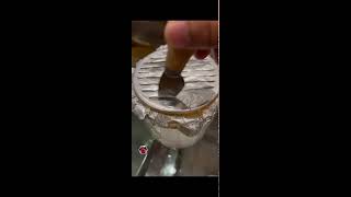 ODD  Satisfying ASMR Silver Foil Diy relaxing satisfying asmr shorts diy [upl. by Cirded]