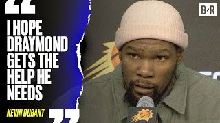 Kevin Durant Reacts to Draymond Greens Indefinite Suspension [upl. by Zipah60]