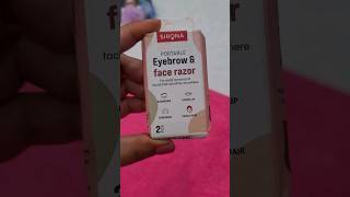 Sirona Portable Eyebrow amp Face razor review in HindiFace razor kaise use karte hainShorts [upl. by Pietje605]