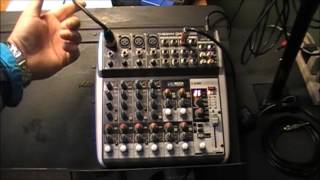 Behringer Mixer How to do a setup [upl. by Hyman675]