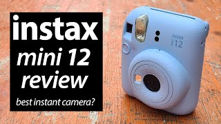 Fujifilm INSTAX Mini 12 review BEST instant camera vs 11 [upl. by Kassaraba]