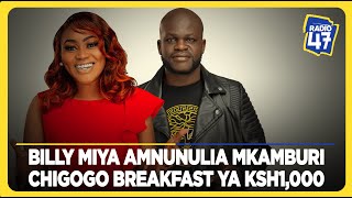 Pesa Otas Billy Miya amnunulia Mkamburi Chigogo Breakfast ya KSh1000 [upl. by Enileuqcaj]