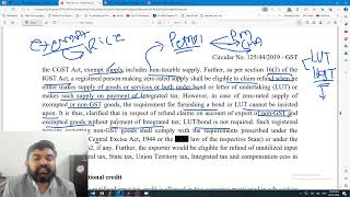 GST REFUND FOR EXPORT OF EXEMPT PRODUCTS FRUITS VEGETABLES PULSES CEREALS CAN I GET GST REFUND [upl. by Holey552]