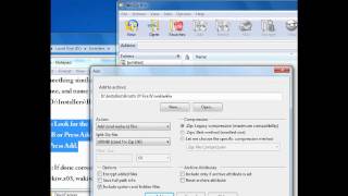 How To Split Large Files Using WInzip [upl. by Petit]