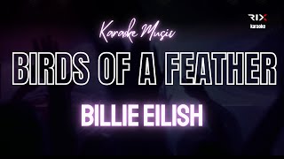 Birds Of A Feather  Billie Eilish Karaoke Song With Lyrics [upl. by Orit]