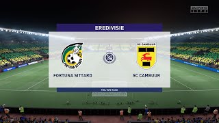 FIFA 22  Fortuna Sittard vs SC Cambuur  Eredivisie  Gameplay [upl. by Ruel]