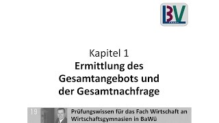 Gesamtangebot Gesamtnachfrage WG K01 T01b [upl. by Nylkaj]