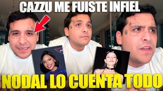 Christian Nodal da la cara al MUNDO y te lo cuenta todo sobre cazzu y ágenla SOY INFIEL [upl. by Ileray]