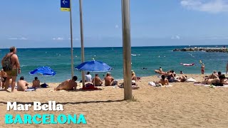 Playa Mar Bella  A Walking Tour at a Gay Friendly Beach in Poblenou Barcelona [upl. by Toshiko]