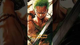 Zoro’s Greatest Moments 😱🔥shorts ytshorts anime [upl. by Ahsienal671]