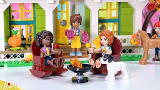 Autumns House and Mias a mum now  Lego Friends set build amp review [upl. by Amliw112]