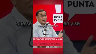 Declaraciones del expresidente Martín Vizcarra noticiasperu vizcarra noalaborto martínvizcarra [upl. by Henigman319]