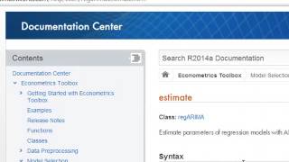 Highlevel examples of quant model forecasting ARIMA with Matlab [upl. by Avik]