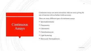 Enzyme Assays [upl. by Africa]