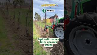 Vineyard Weed Control  Clemens Weed Control Equipment  Undervine Weeder  Grapevine Weed Removal [upl. by Ellora594]