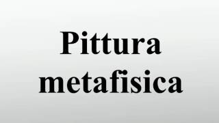 Pittura metafisica [upl. by Bertolde]