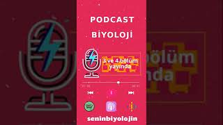 Podcast Biyoloji 3 ve 4Bölüm Yayında [upl. by Poler]