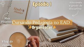 Cursando pedagogia no ead Ep 1  As férias acabaram シ organizese [upl. by Jorgensen488]