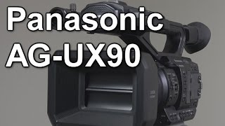 Review Panasonic AGUX90 4K camcorder vs UX180 and HCX1 [upl. by Chapa540]