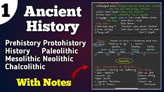 Complete Prehistory With Notes For UPSC [upl. by Ikcim]