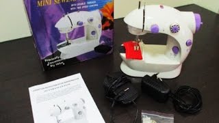 Tutorial  How To Operate The Mini Sewing Machine ♥ [upl. by Hauck658]