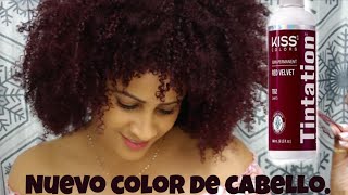 Kiss ColorTintation Red Velvet  Nuevo color de cabello [upl. by Horick404]