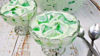 BUKO PANDAN SALAD RECIPE  So Creamy Yummy Buko Pandan [upl. by Meeki937]