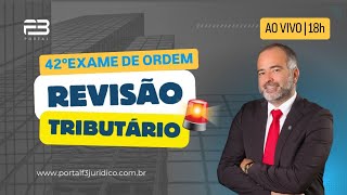 REVISÃO OAB  GABARITANDO TRIBUTÁRIO [upl. by Laina]