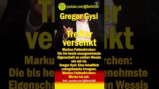 spiegel Talkshows Feldenkirchen gregorgysi Gysi Wessis Arroganz [upl. by Nywloc]