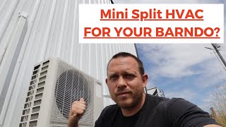 Mini Split Heating and Cooling Review  Is It Good For Our Barndo [upl. by Giordano523]