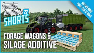 Farm Sim Shorts 7  Silage Additive and Forage Harvesters In FS22 [upl. by Nowujalo461]