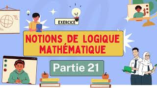 p21math1bacLogiqueexercice06raisonnement par  équivalence successive et déduction SM SEX [upl. by Waring]