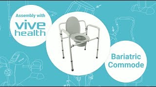 How To Assemble A Bariatric Commode [upl. by Nala611]