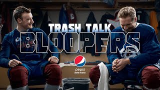 Pepsi Trash Talk Bloopers  Cale Makar and Gabriel Landeskog [upl. by Anahcar]