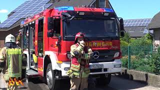 Anwohner und Feuerwehr verhindern Schlimmeres  Brandeinsatz in Tönisvorst [upl. by Ixel]