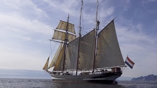 Sailing with the schooner Oosterschelde From Tromsø to Bodø [upl. by Arikat]